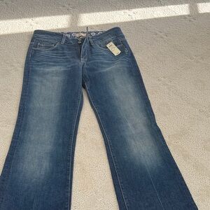 PAIGE Dark Blue Flare Jeans